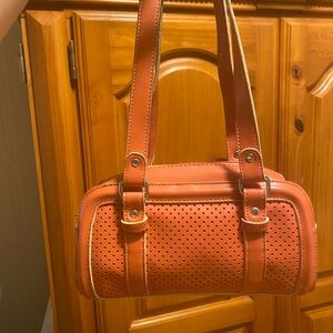 Coral Pink Shoulder Bag Y2K